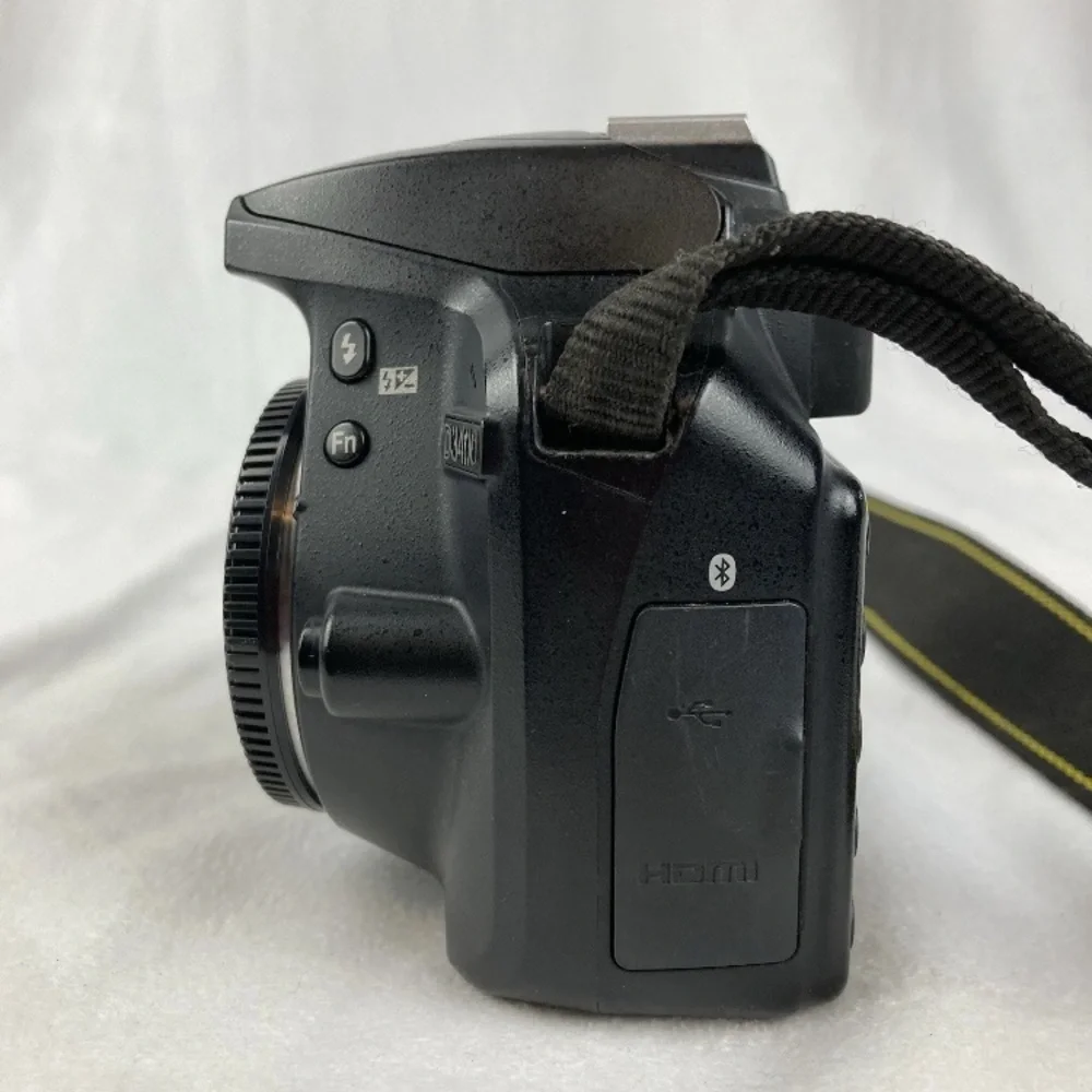 Nikon D3400 DSLR Camera w/ 18-55 Lens, SD, Strap, Battery, Charger (7.3K Shots)